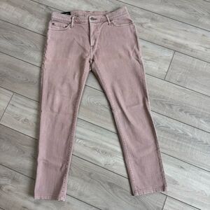 Abercrombie & Fitch Men’s Mid Rise Tan Chinos Felix Super Slim Stretch, size 34"